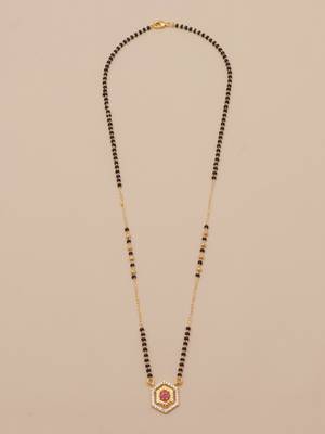Traditional  gold plated mangalsutra 4