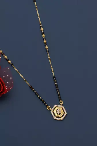 Traditional  gold plated mangalsutra