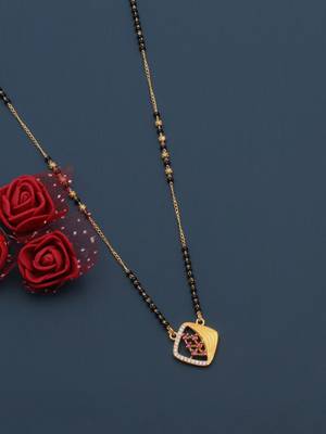 Traditional  gold plated mangalsutra 3