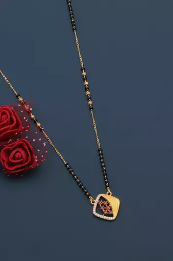 Traditional  gold plated mangalsutra