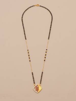 Traditional  gold plated mangalsutra 4