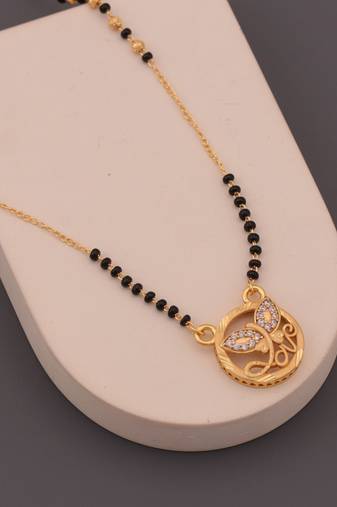 Traditional  gold plated mangalsutra