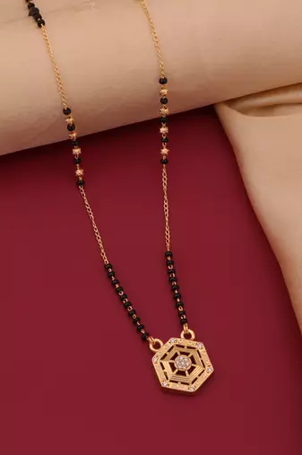 Traditional  gold plated mangalsutra