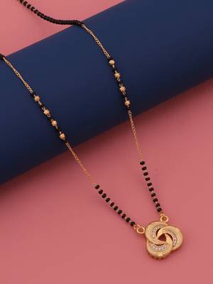 Traditional  gold plated mangalsutra 3