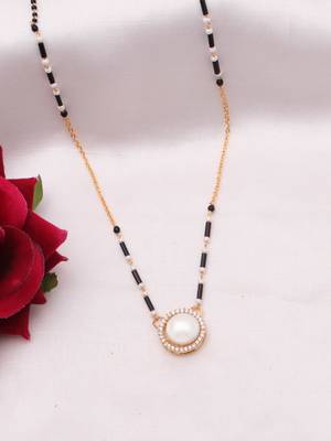 Traditional  gold plated mangalsutra 4