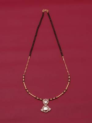 Traditional  gold plated mangalsutra 4