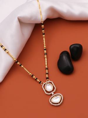 Traditional  gold plated mangalsutra 3
