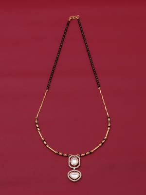 Traditional  gold plated mangalsutra 4