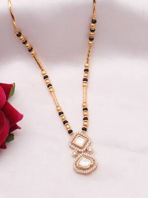 Traditional  gold plated mangalsutra 3