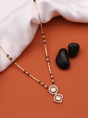 Traditional  gold plated mangalsutra 3