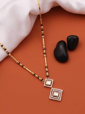 Traditional  gold plated mangalsutra 2