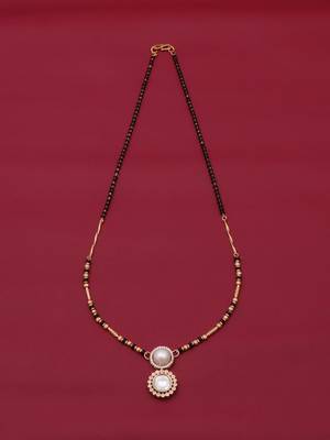 Traditional  gold plated mangalsutra 4