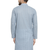 Light grey chikankari cotton embroidery men kurta