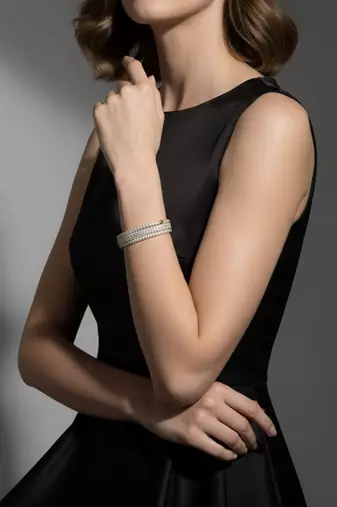 18K Gold Plated Tennis Wrap Bracelet | Anti Tarnish CZ Stone Party Wear Bracelet for Women
