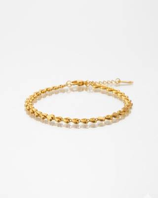 Elegant Eternal Love Woven Chain Bracelet for Women | 18K Gold Plated Anti-Tarnish Stainless Steel Jewellery 2