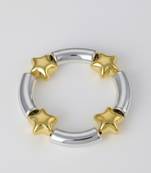 Premium beaded star silver bracelet