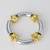 Premium beaded star silver bracelet