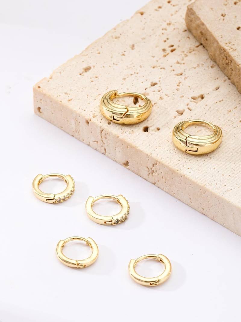 Trio chic set of 3 earrings set