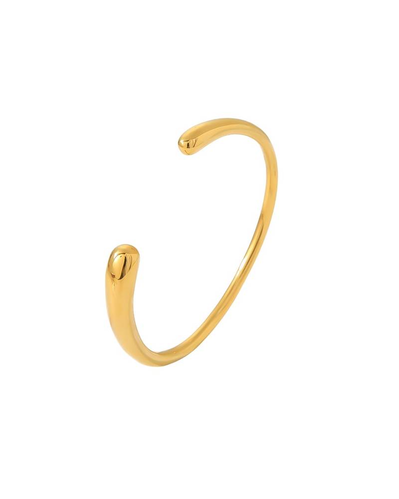 Elanors resizable cuff bracelet: gold