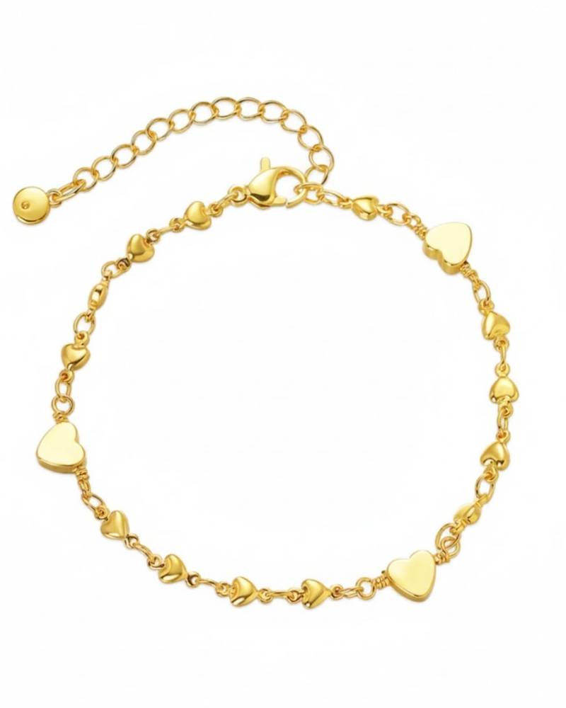 Lily heart bracelet
