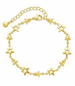 Stella Star Charm Bracelet | Stainless Steel 18K Gold Plated Anti Tarnish Jewellery for Women