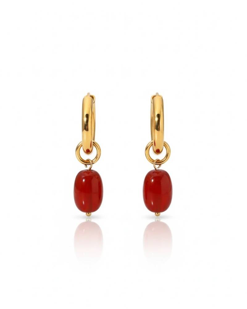 Opulent onyx earrings