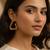 Goldtriangle hollow drop earrings for women