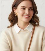 Oval loop studs
