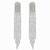 Silver rhinestone cocktail danglers