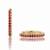 Red luxe gleam zircon huggies