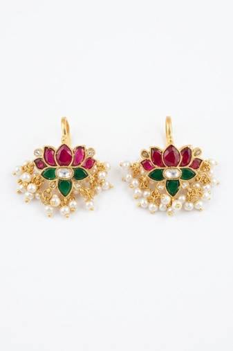 Lotus ear cuff