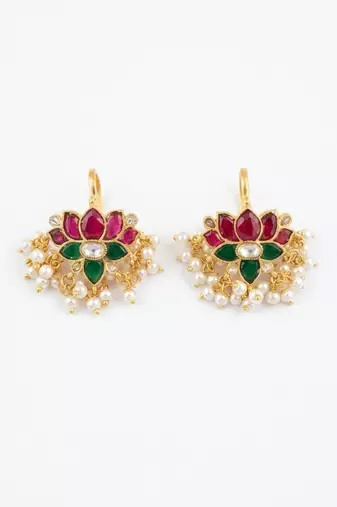 Lotus ear cuff