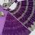 Classy Purple Thread Work Georgette Sangeet Wear Lehenga Choli