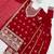 Dreamy Red Dori Embroidered Georgette Engagement Wear Sharara Suit