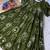 Exclusive Green Printed Cotton Casual Wear Dress
