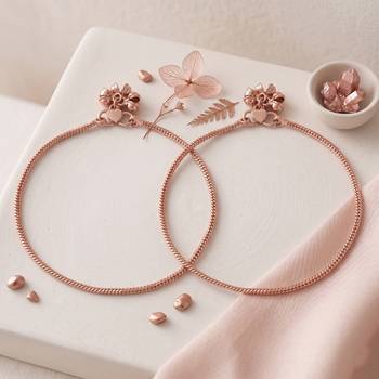 Pure copper thin anklet for women payal pajeb 1