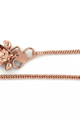 Pure copper thin anklet for women payal pajeb