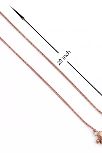 Pure copper thin anklet for women payal pajeb