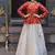 Womens New Bollywood Style  Zari Embroidered with Mirror Lace Embellished work Lehenga Choli