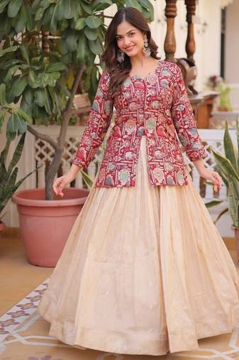 Womens New Bollywood Dola silk with Meena Weaving With Sequins coding Embroidered lace Work Lehenga Choli