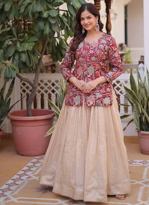 Womens New Bollywood Dola silk blend with Meena Weaving With Sequins coding Embroidered lace Work Lehenga Choli 3