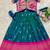 Soft paithani silk zari weaving pavadai for kids gown & koti