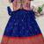 Soft paithani silk zari weaving pavadai for kids gown & koti