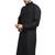 Black chikankari cotton embroidery men kurta