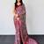 Maroon Color  Heavy Mirror Work with Elegant Latkan Pallu Border Work Satin Saree