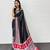 Black Color Mirror Work with Elegant Viscose Latkan Pallu Work Satin Saree