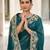 Embroidered Soft Space Silk Green Color Saree With Blouse Set For Women's