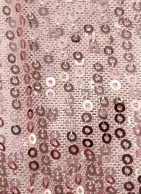 light pink sequin partywear lehenga choli with mirror work and square neck blouse 3
