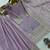 Lavender silk blend embroidered lehenga set