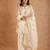 Off white cotton silk embroidered farshi salwar set